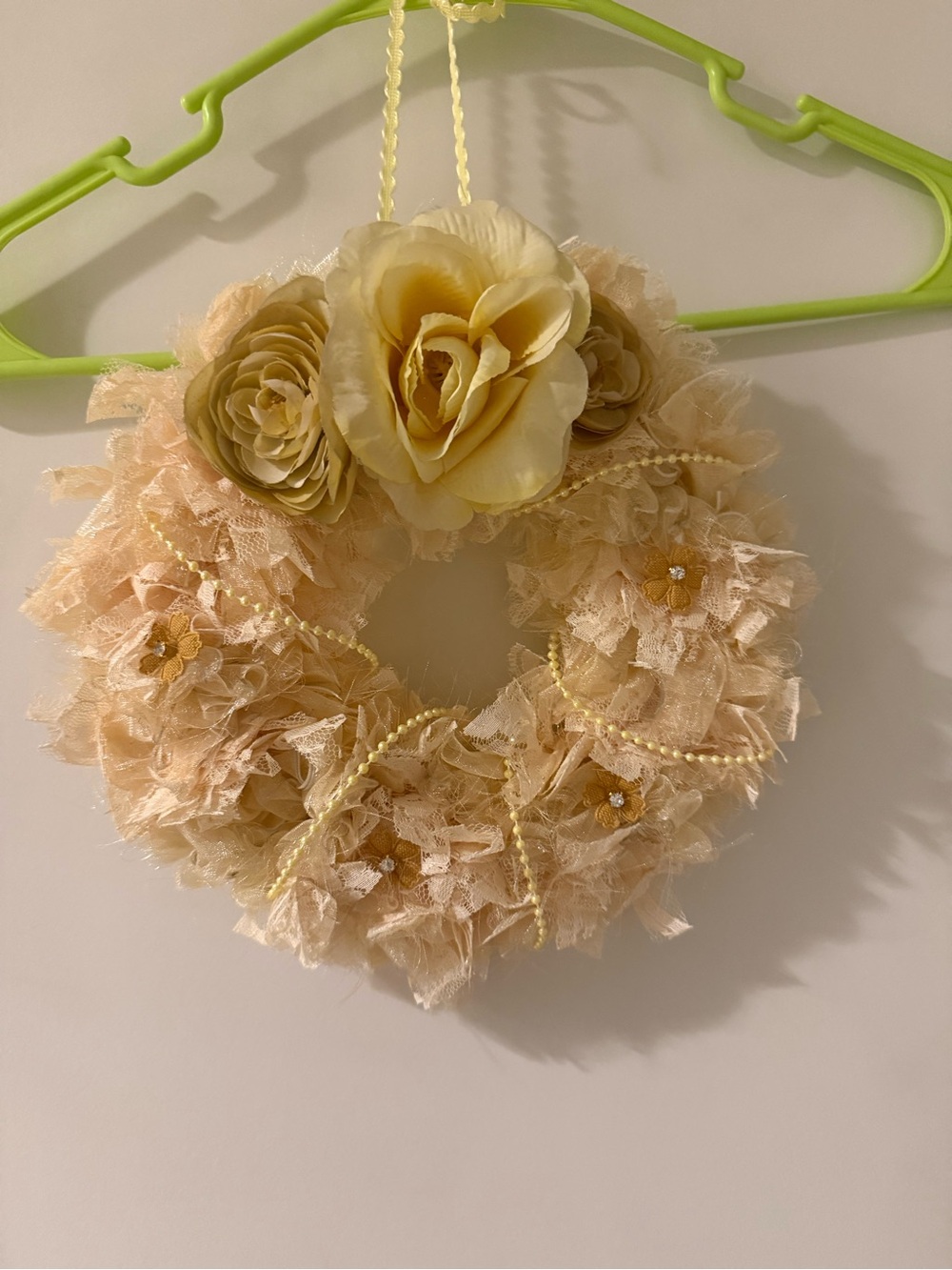 Peach Floral Wreath